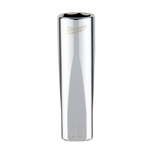 3/8" Drive 13mm Metric Deep Socket with FOUR FLAT Sides 45-34-0013