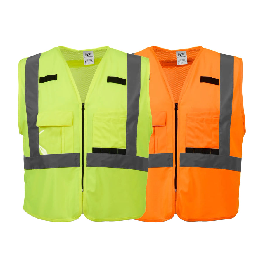 Milwaukee Class 2 High Visibility Yellow Safety Vest - 2XL/3XL 48-73-5023C