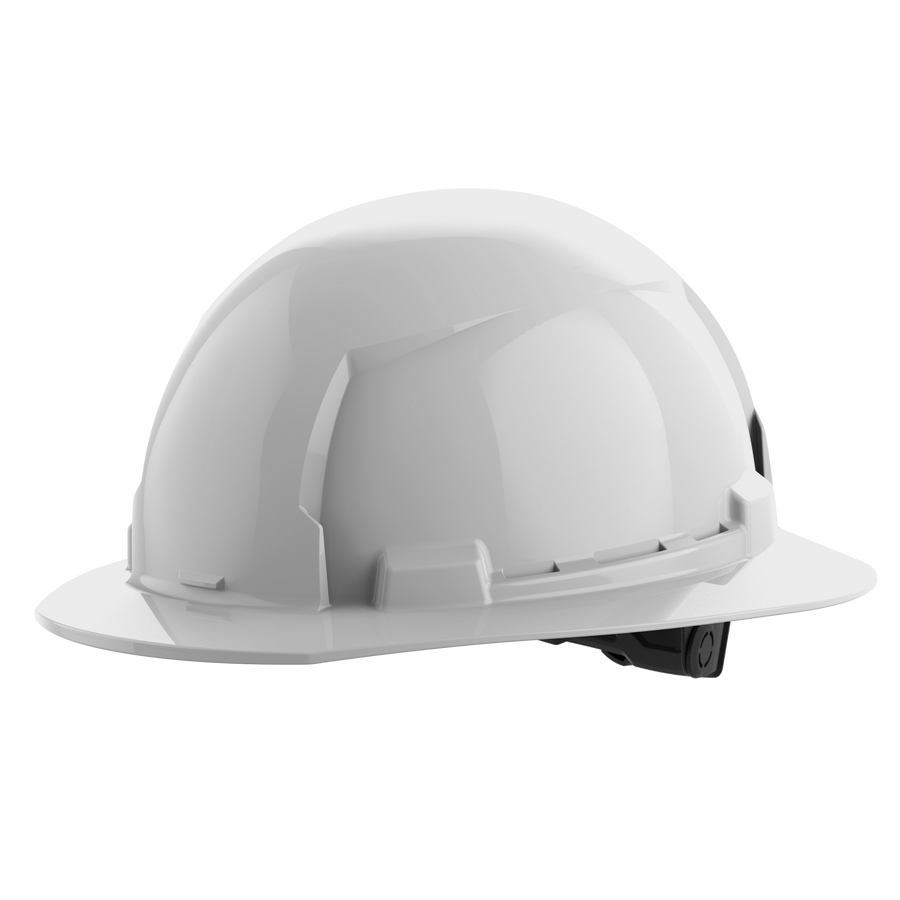 Milwaukee BOLT White Full Brim Hard Hat w/6pt Ratcheting Suspension - Type 1, Class E 48-73-1121C