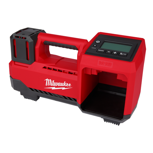 Milwaukee M18 18V Cordless Tire Inflator 2848-20 bare tool with all-brass Schrader chuck and 36-inch hose
