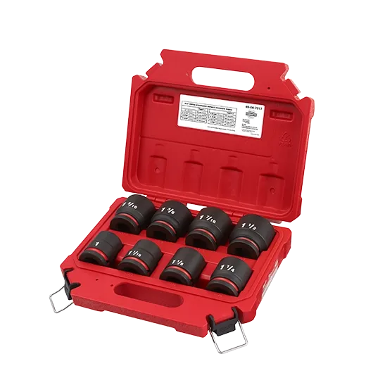 8PCSHOCKWAVE Impact Duty™ 3/4" Drive SAE Standard 6 Point Socket Set (49-66-7017)