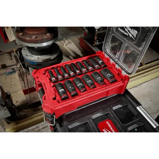 SHOCKWAVE Impact Duty™ Socket 1/2” Dr 15PC SAE PACKOUT Set
