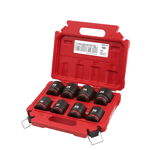 8PCSHOCKWAVE Impact Duty™ 3/4" Drive Metric Standard 6 Point Socket Set