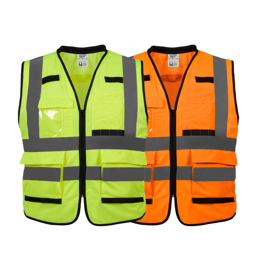 Milwaukee Class 2 Performance High Visibility Orange Safety Vest - L/XL 48-73-5052C