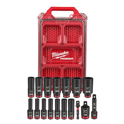 SHOCKWAVE Impact Duty™ Socket 3/8” Dr 17PC SAE PACKOUT Set