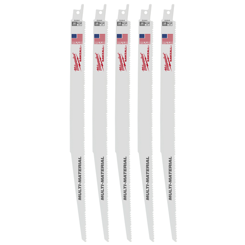12" 8/12 TPI SAWZALL Blade for Multi-Material (5 PK) 48-00-5094