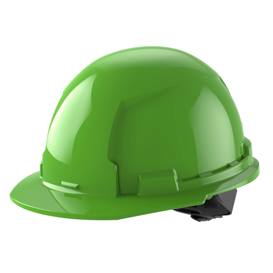 Milwaukee BOLT Hard Hat w/ Ratcheting Suspension - Type 1, Class E, Green, front brim