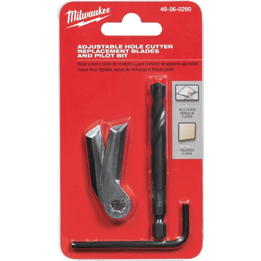 Milwaukee Adjustable Hole Cutter Replacement Blade and Pilot Bit 49-56-0290