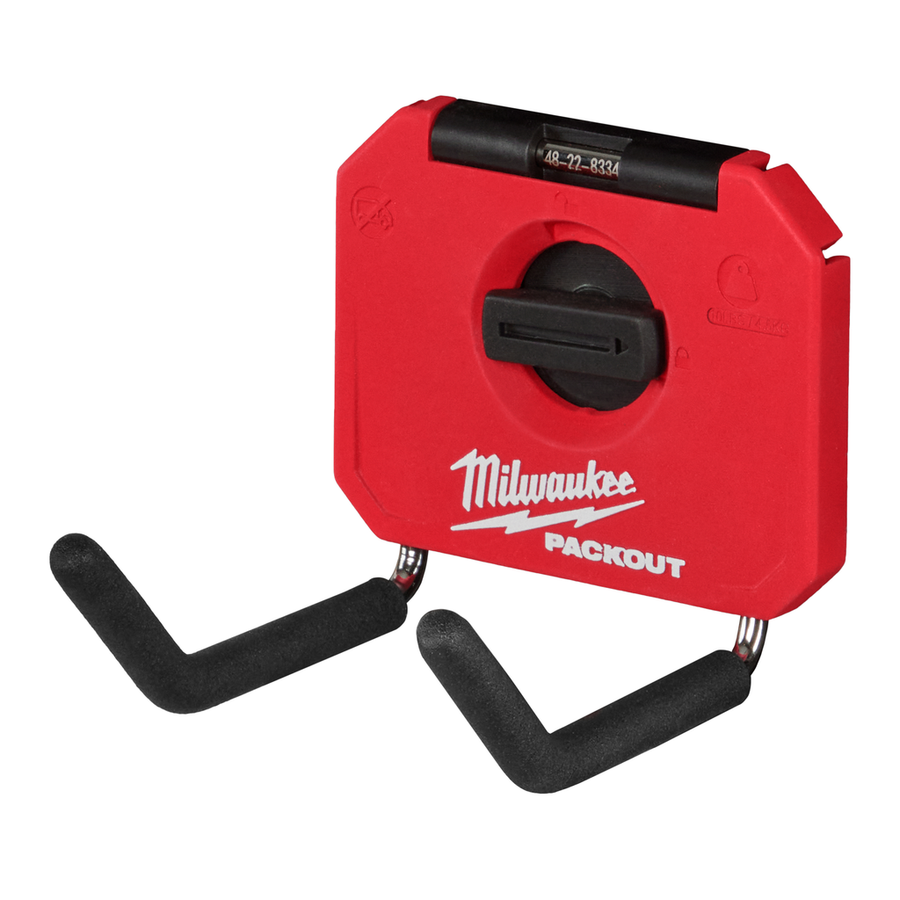 Milwaukee PACKOUT 4 inch Straight Hook 48-22-8334 modular storage accessory
