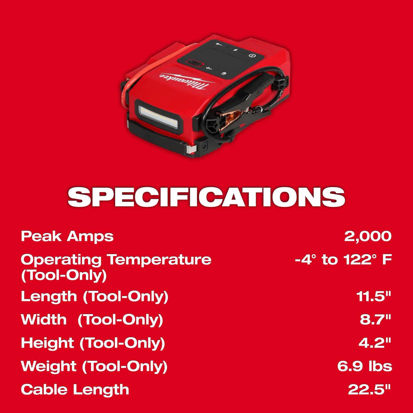 M18™ HOTSHOT™ Jump Starter (PRESALE) 3841-20