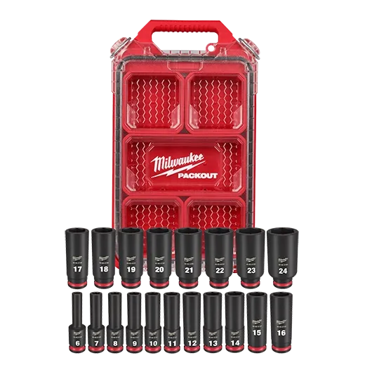 SHOCKWAVE Impact Duty™ Socket 3/8” Dr 19PC MM PACKOUT Set