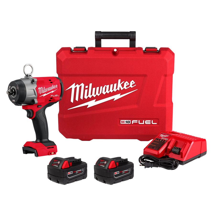 Milwaukee M18 FUEL 1/2 inch High Torque Impact Wrench with Pin Detent Kit, model 2966-22