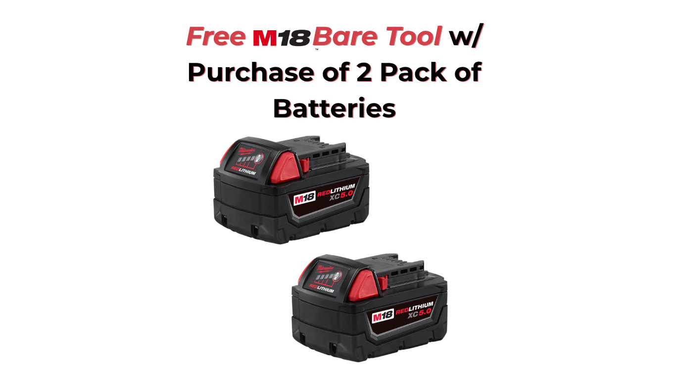 2 Pack of 5.0 w/ Free Bare Tool
