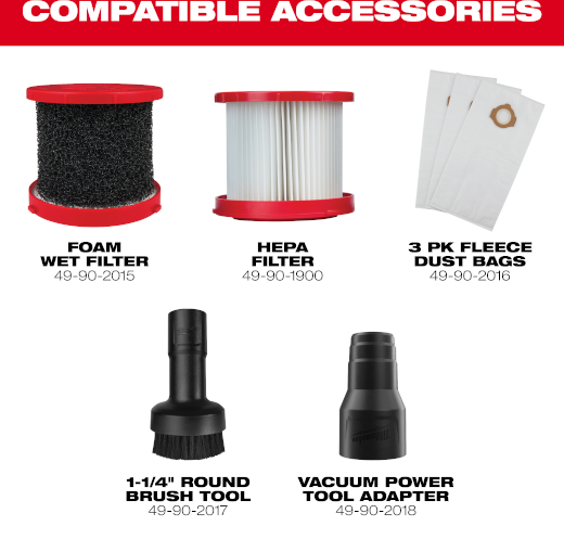M12 FUEL™ 1.6 Gallon Wet/Dry Vacuum