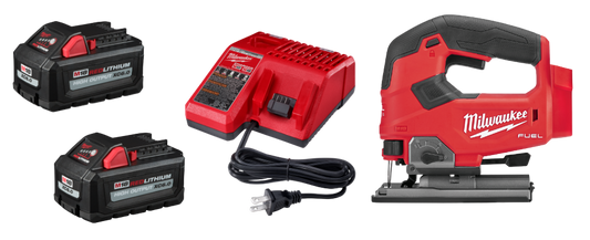 Milwaukee 48-59-1862S M18 2-Pack Start Kit w/ FREE M18 D-Handle Jig Saw 2737-20