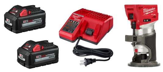 Milwaukee 48-59-1862S M18 2-Pack Start Kit w/ FREE M18 Compact Router 2723-20