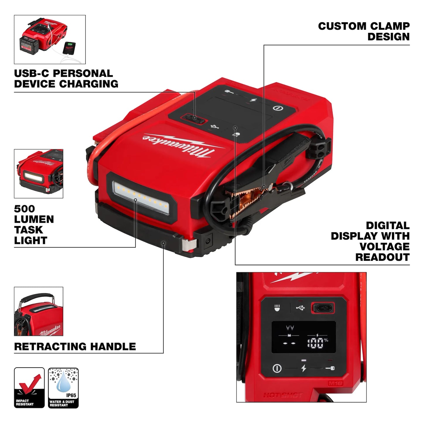 M18™ HOTSHOT™ Jump Starter (PRESALE) 3841-20