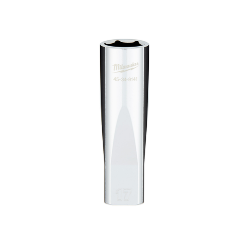 1/2" Drive 17MM Metric 6-Point Deep Socket with FOUR FLAT Sides 45-34-9141
