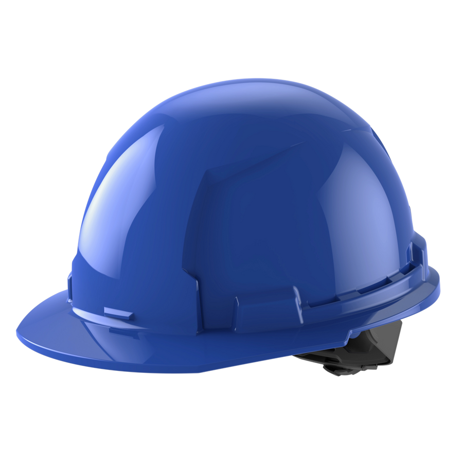Milwaukee BOLT Hard Hat w/ BOLT Cooling Hard Hat Sweatband and Ratcheting Suspension - Type 1 Class E, Blue, front brim