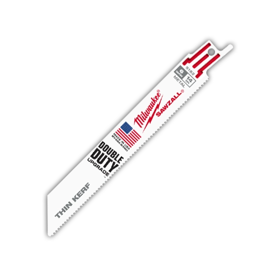 Milwaukee 6 in. 14 TPI SAWZALL Blade for Medium Metal Bulk 100 48-01-7182