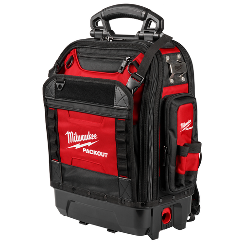 Milwaukee PACKOUT Structured Backpack 48-22-8303 with 42 pockets and molded base