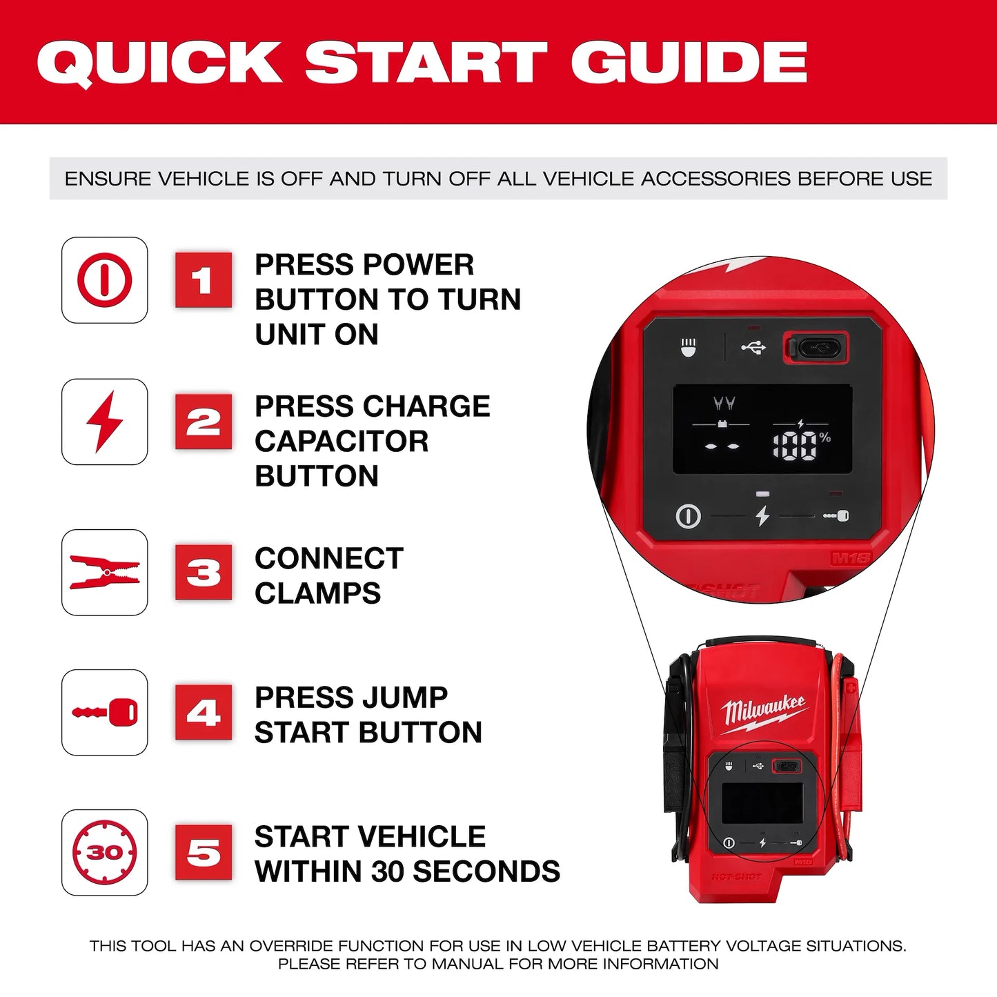 M18™ HOTSHOT™ Jump Starter (PRESALE) 3841-20