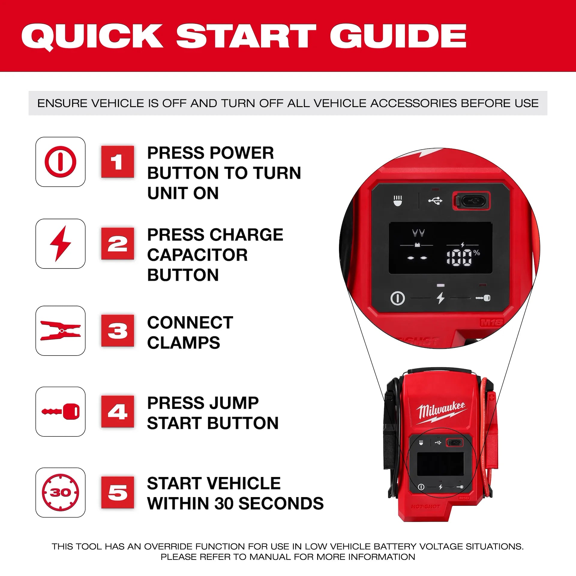 M18™ HOTSHOT™ Jump Starter (3841-20)