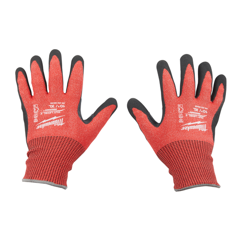 Milwaukee 12 Pair Cut Level 4 Nitrile Dipped Gloves