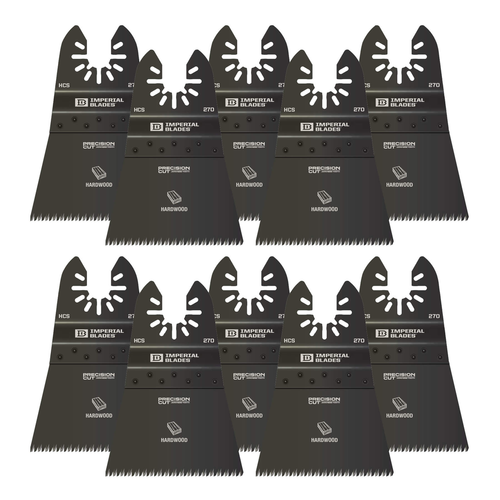 Imperial Blades IBOA270-10 One Fit 2-1/2" Japanese Tooth Hardwood Blade, 10PC