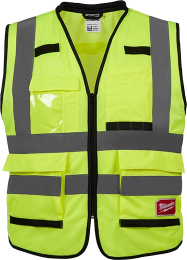 Milwaukee Class 2 Performance High Visibility Yellow Safety Vest - 2XL/3XL (ANSI/CSA) 48-73-5083C