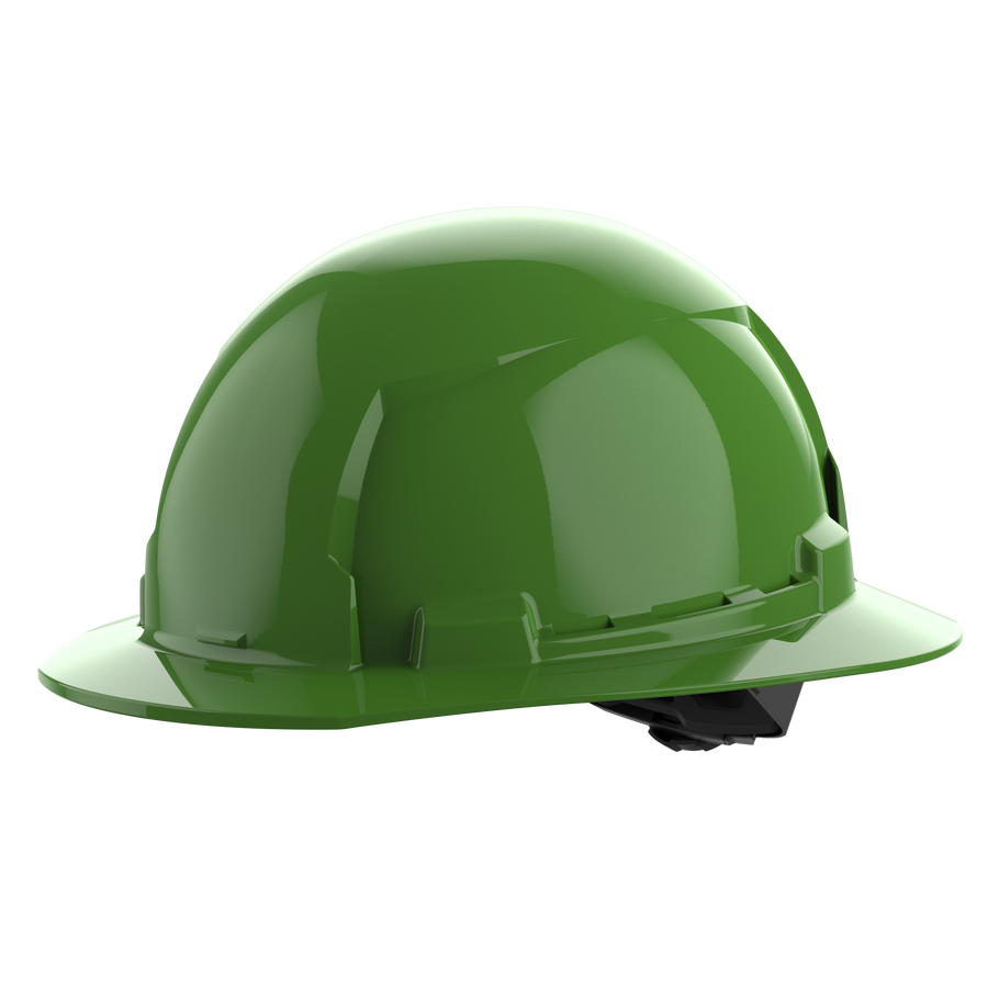 Milwaukee BOLT Hard Hat w/ Ratcheting Suspension - Type 1, Class E, Green, full brim