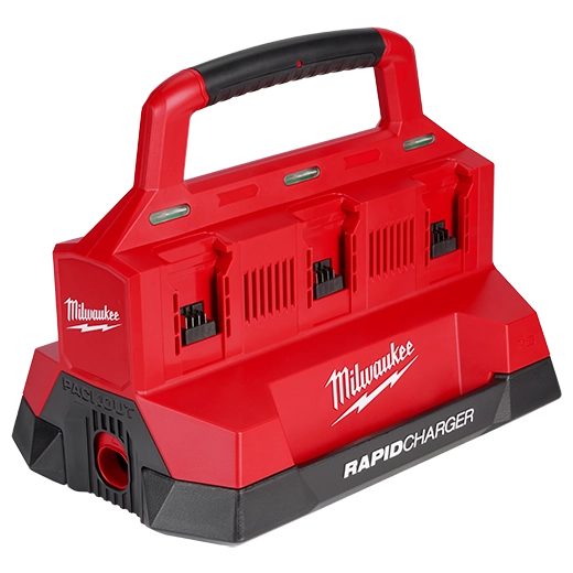 Milwaukee M18 PACKOUT Six Bay Rapid Charger 48-59-1809, the charger included in kit 48-59-1865POC
