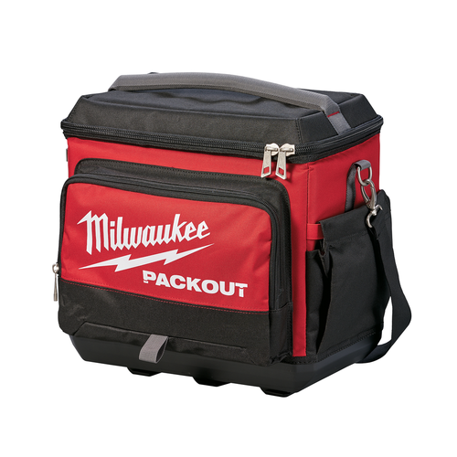 Milwaukee PACKOUT Cooler 48-22-8302 soft-sided modular jobsite cooler in red