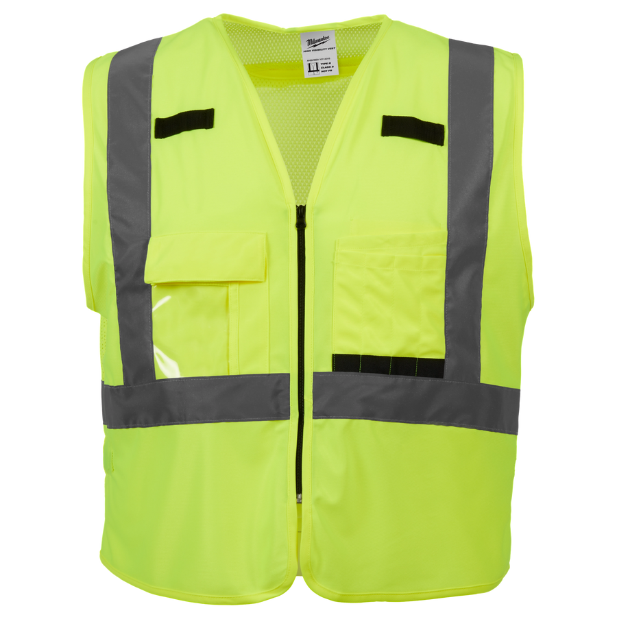 Milwaukee Class 2 High Visibility Yellow Safety Vest - L/XL 48-73-5022C