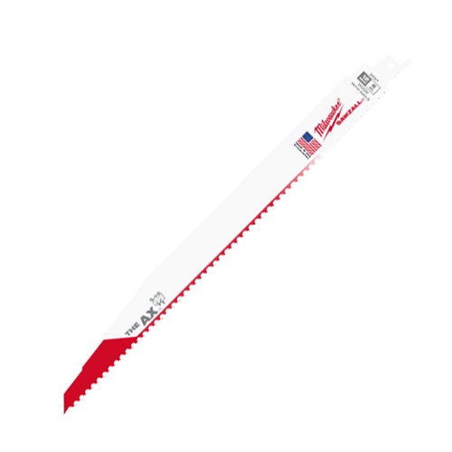 Milwaukee 12 in. 5 TPI AX SAWZALL Blade for Wood with Nails Bulk 100 48-01-7027