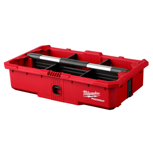 Milwaukee PACKOUT Tool Tray 48-22-8045 with Quick-Adjust Dividers and metal-reinforced handle