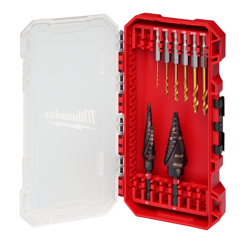 Milwaukee 8 Pc Impact Step and Drill Bit Set 48-89-9252