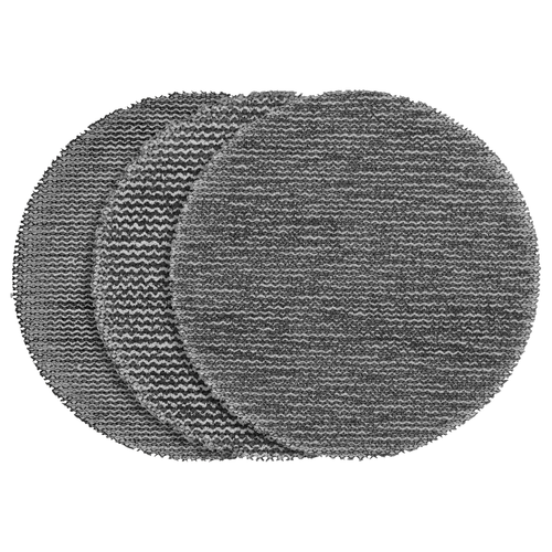 3" Assorted 80, 120, 180 Grit Mesh Sanding Discs with POWERGRID Tear Resistant Mesh – (12 PK) + Pad Saver 48-80-6405