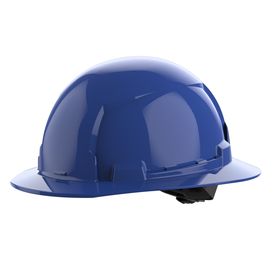 Milwaukee BOLT Hard Hat w/ BOLT Cooling Hard Hat Sweatband and Ratcheting Suspension - Type 1 Class E, Blue, full brim