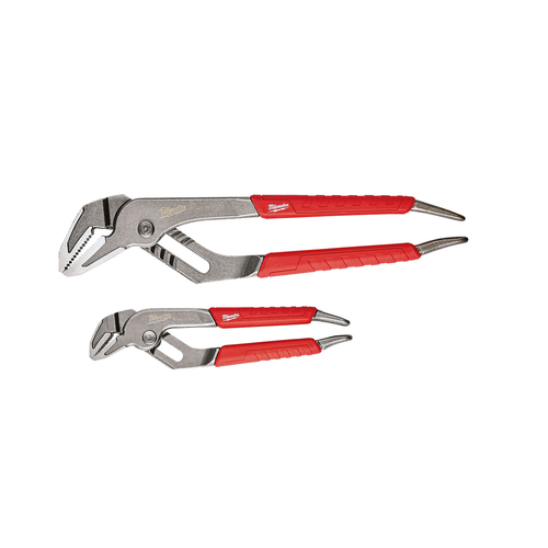 Milwaukee 6" and 10" REAM & PUNCH straight jaw pliers set 48-22-6330