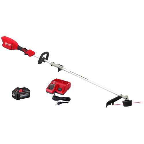 Milwaukee M18 QUIK-LOK Brushless 15" String Trimmer Kit 3115-21ST with XC6.0 battery and charger