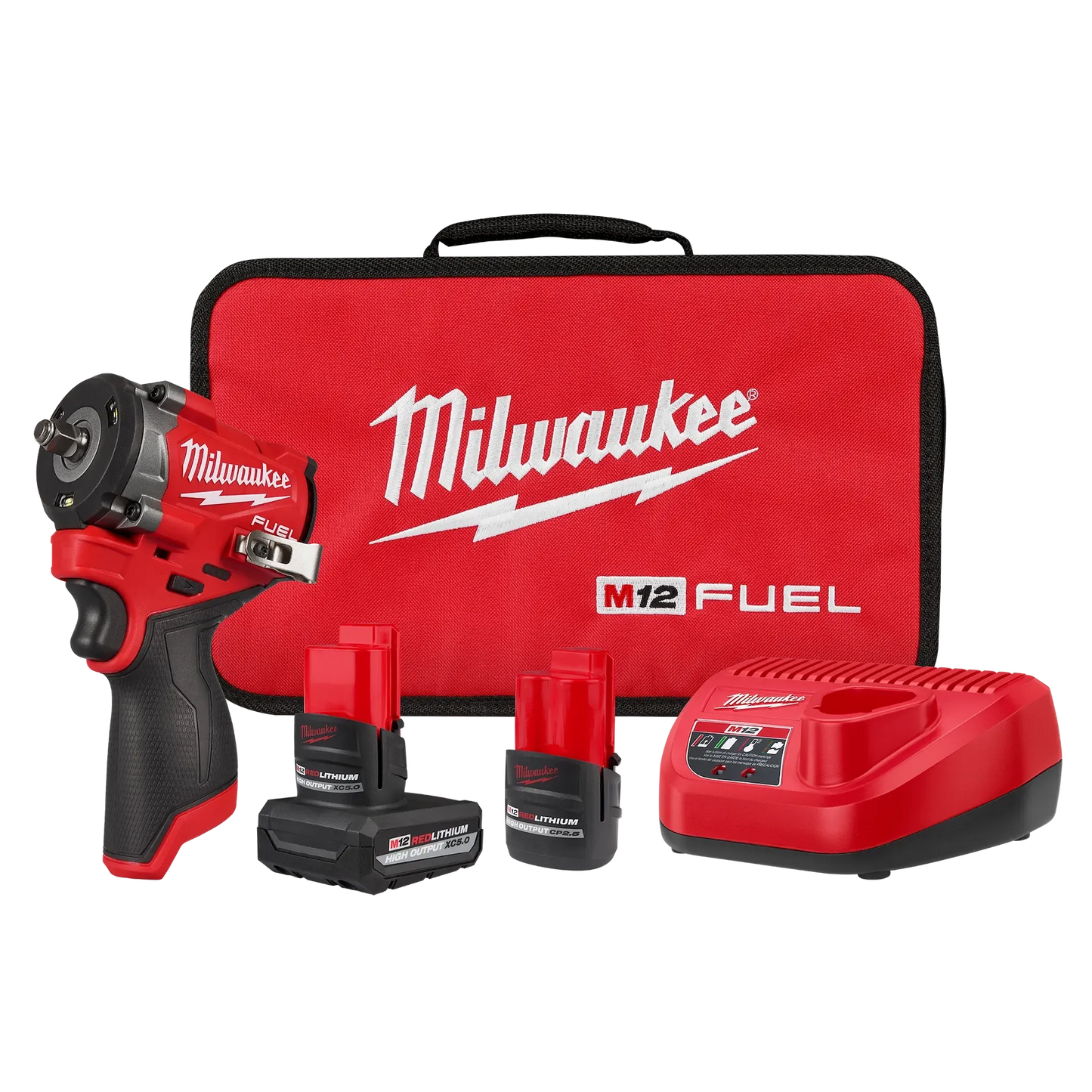 M12 FUEL™ Stubby 3/8" Impact Wrench Kit